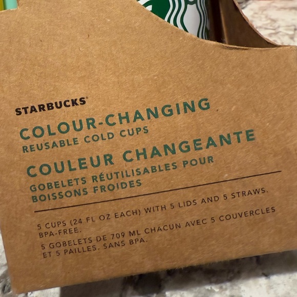 Starbucks Color-Changing Reusable Cups Set - Picture 3 of 3